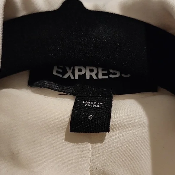 Express Novelty Button Blazer - Picture 4 of 7